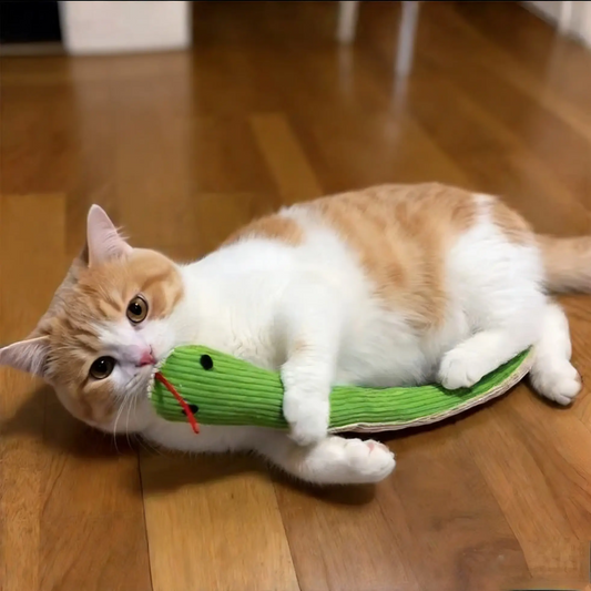 Interactive Pet Toy Snake for Cats and Dogs, 37cm, Chewable