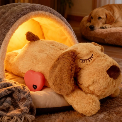 Durable Viral Calming Heartbeat Plush Toy for Dogs