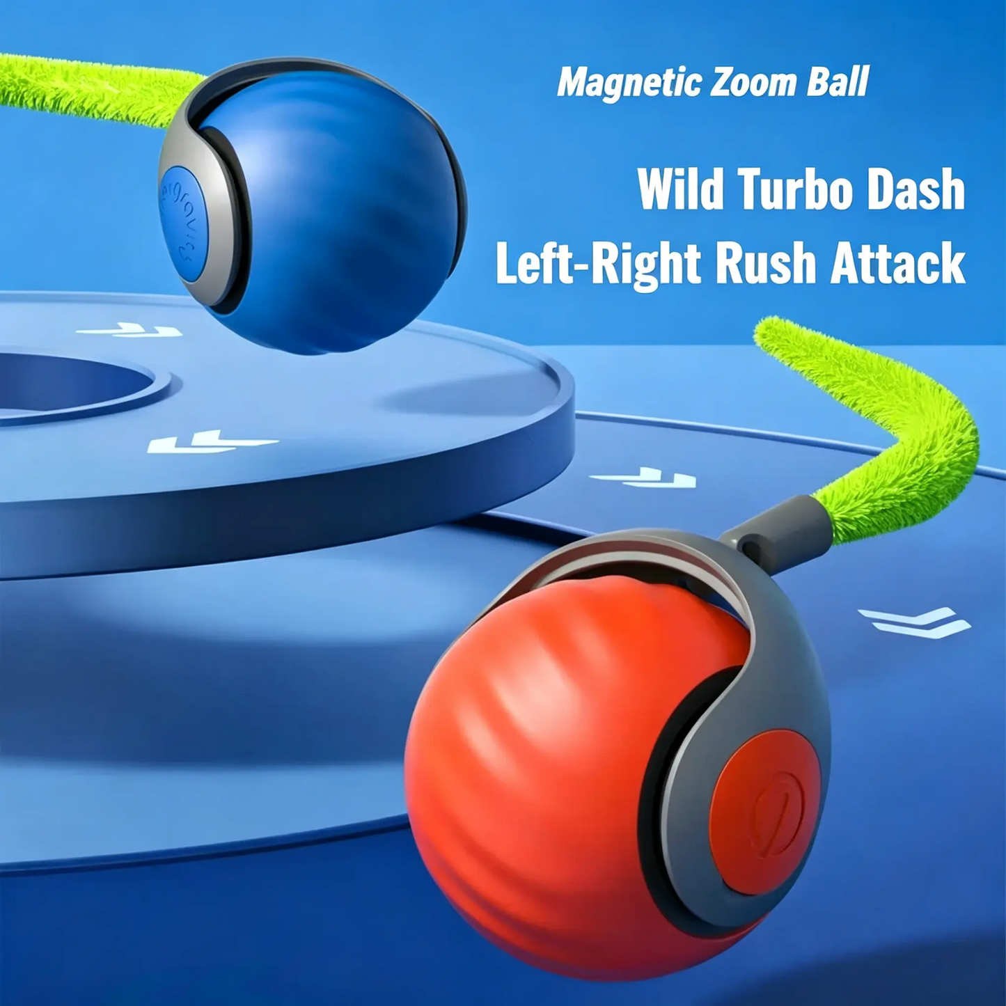Pet cat and dog gifts-Smart Automatic Interactive Dog Smart Ball Toy
