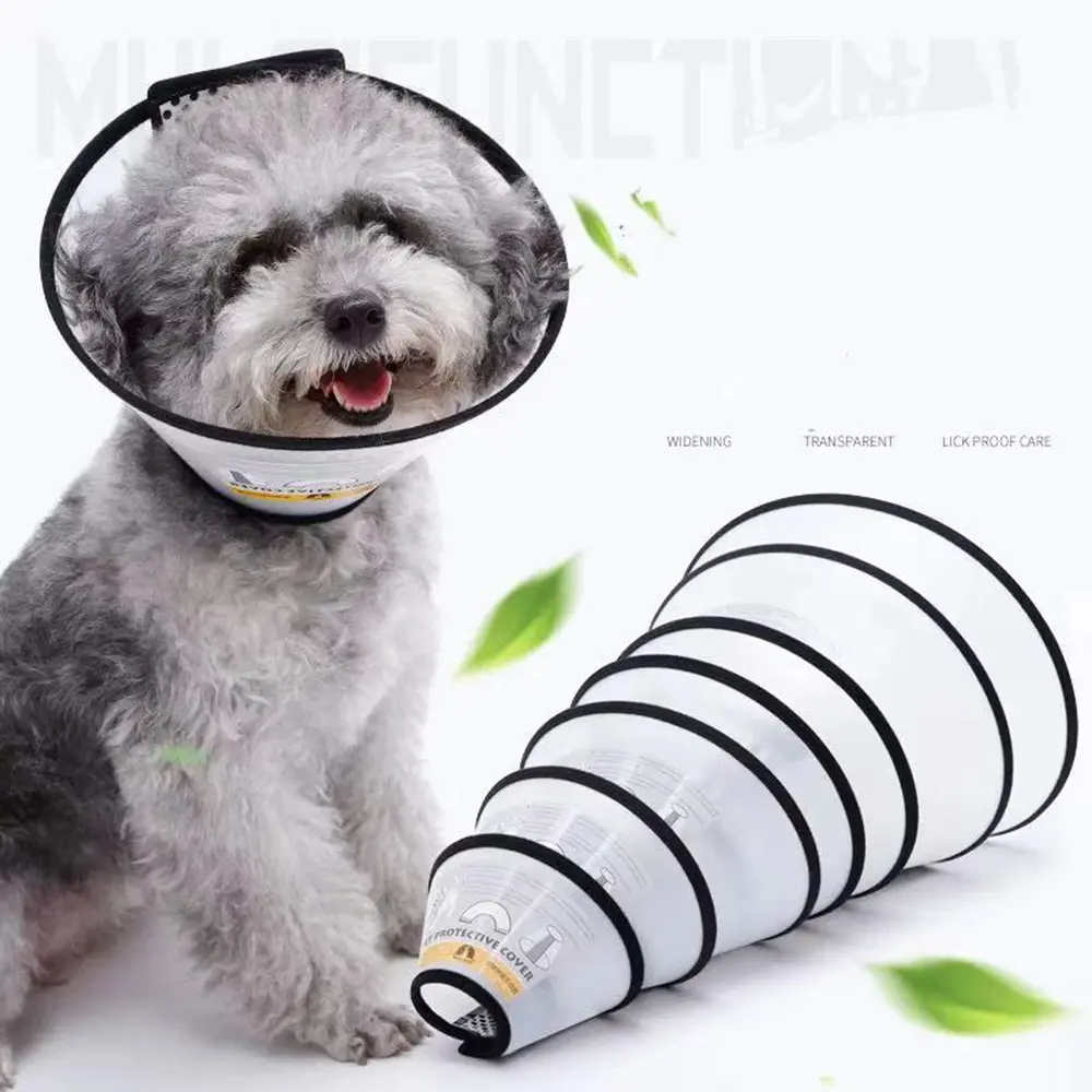 1Pcs (Add-on item) Not available for delivery if purchased separately! Soft Edges Adjustable Anti-Bite Circle Puppy Pet