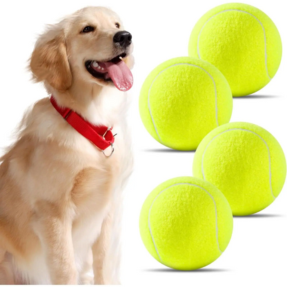 Large Tennis Ball for Dogs 4 Inch Big Tennis Ball for Outdoor Play  for Small, Medium