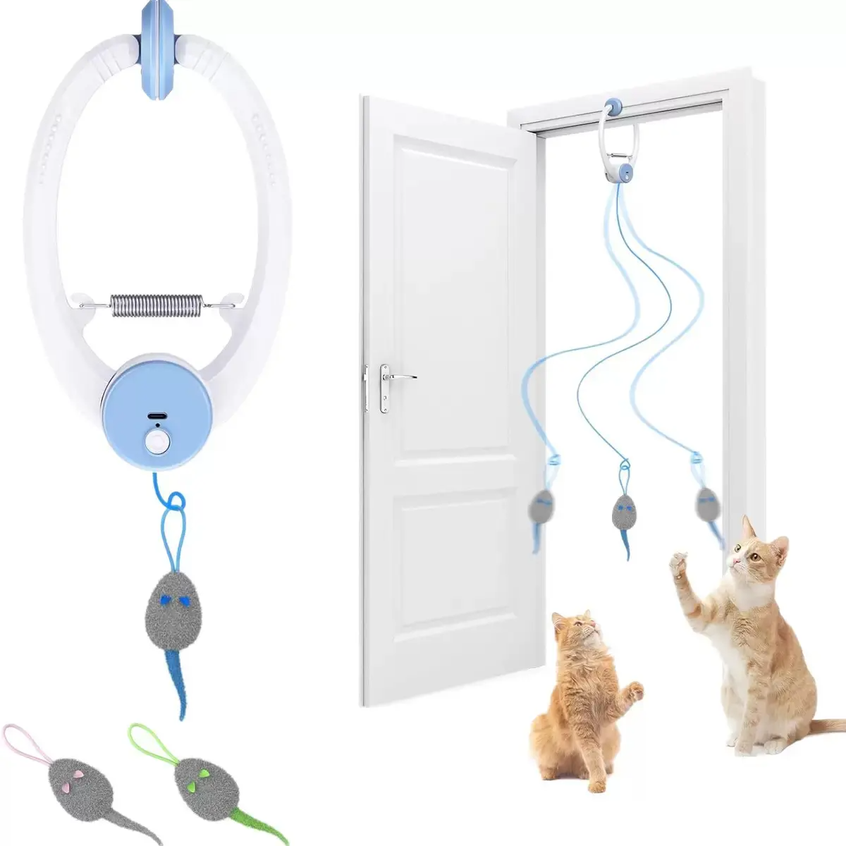Electric Cat Teaser with Interactive Pet Toy