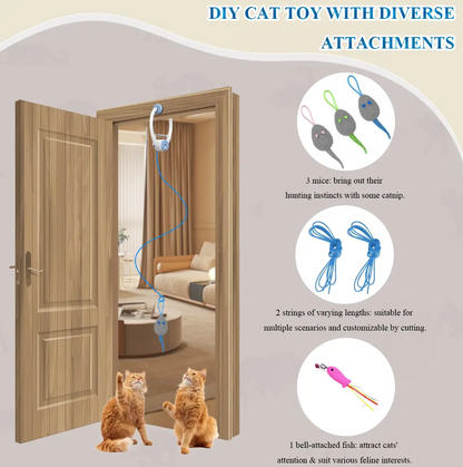 Electric Cat Teaser with Interactive Pet Toy