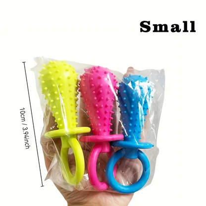 3-Pack Puppy Teething Pacifier Chew Toys