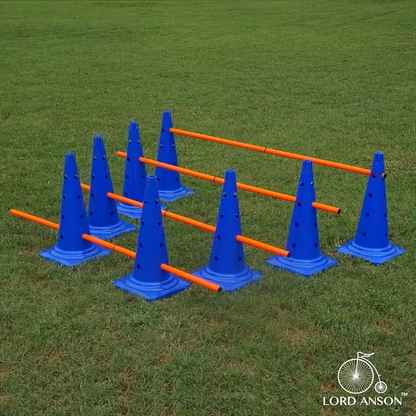 1Set/32Pc Professional-grade dog agility training set—covering obedience, agility, and retrieval training; includes 8 agility obstacles and 8 agility training poles.