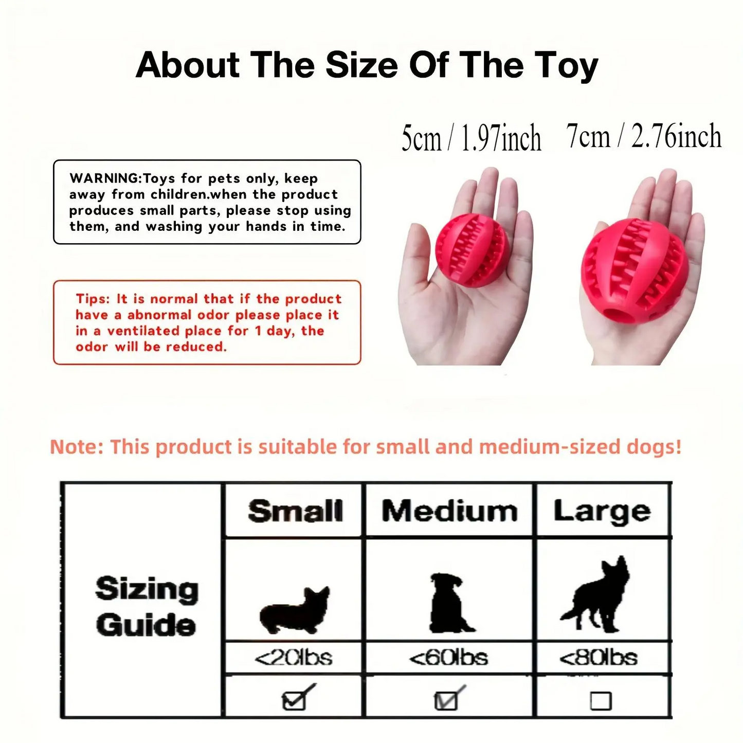 Interactive Dog Ball Toy with Treat Dispenser