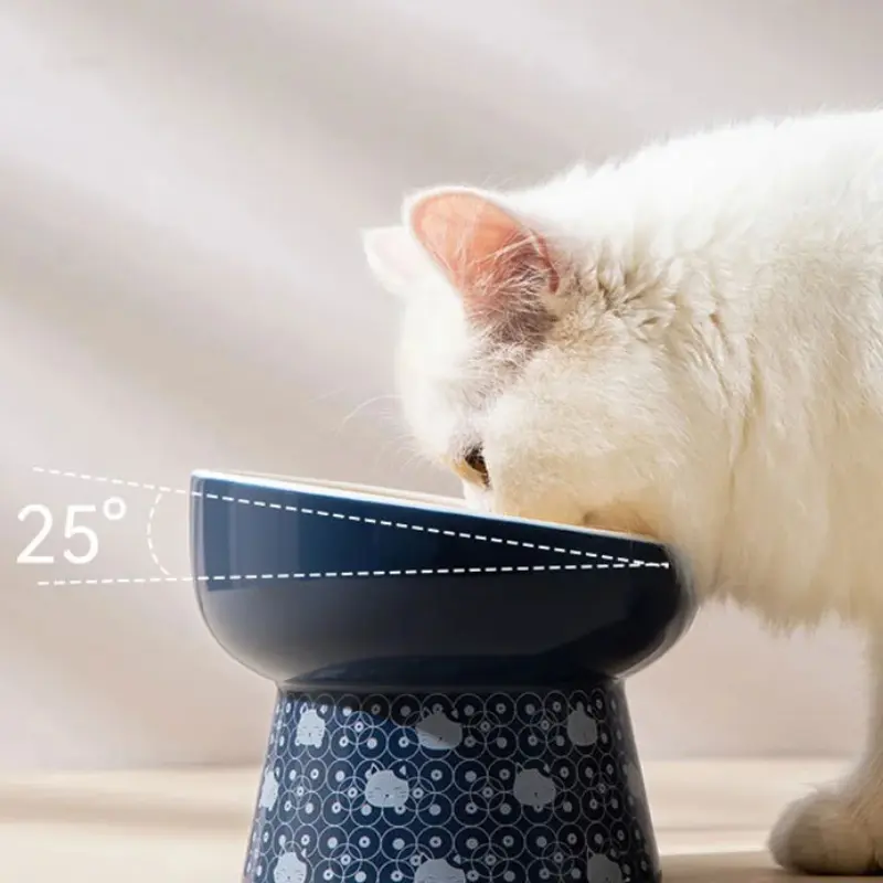 Ceramic cat bowl, impact resistant food bowl, dog bowl
