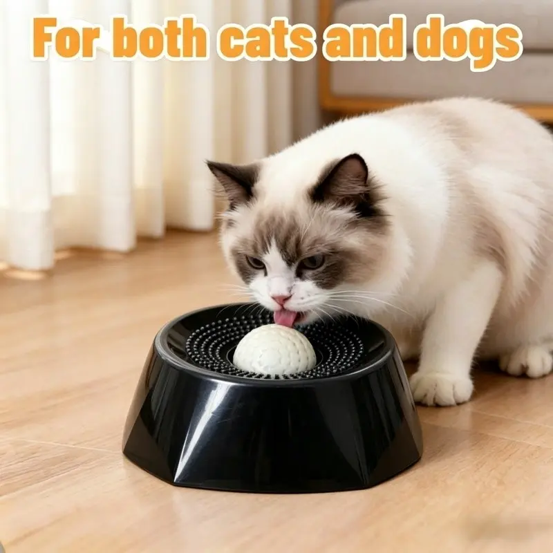 Interactive Dog Licking Toy with Ball Design