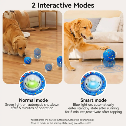 Intelligent Electric Bouncing Ball Toy for Dogs & Cats
