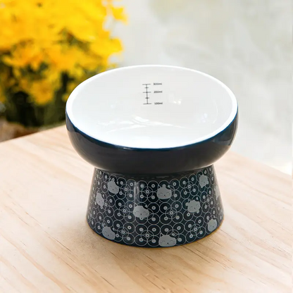 Ceramic cat bowl, impact resistant food bowl, dog bowl