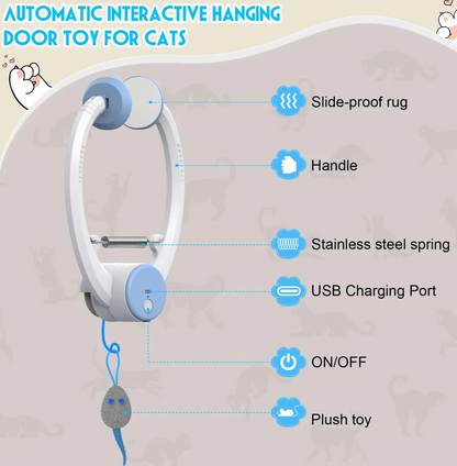Electric Cat Teaser with Interactive Pet Toy