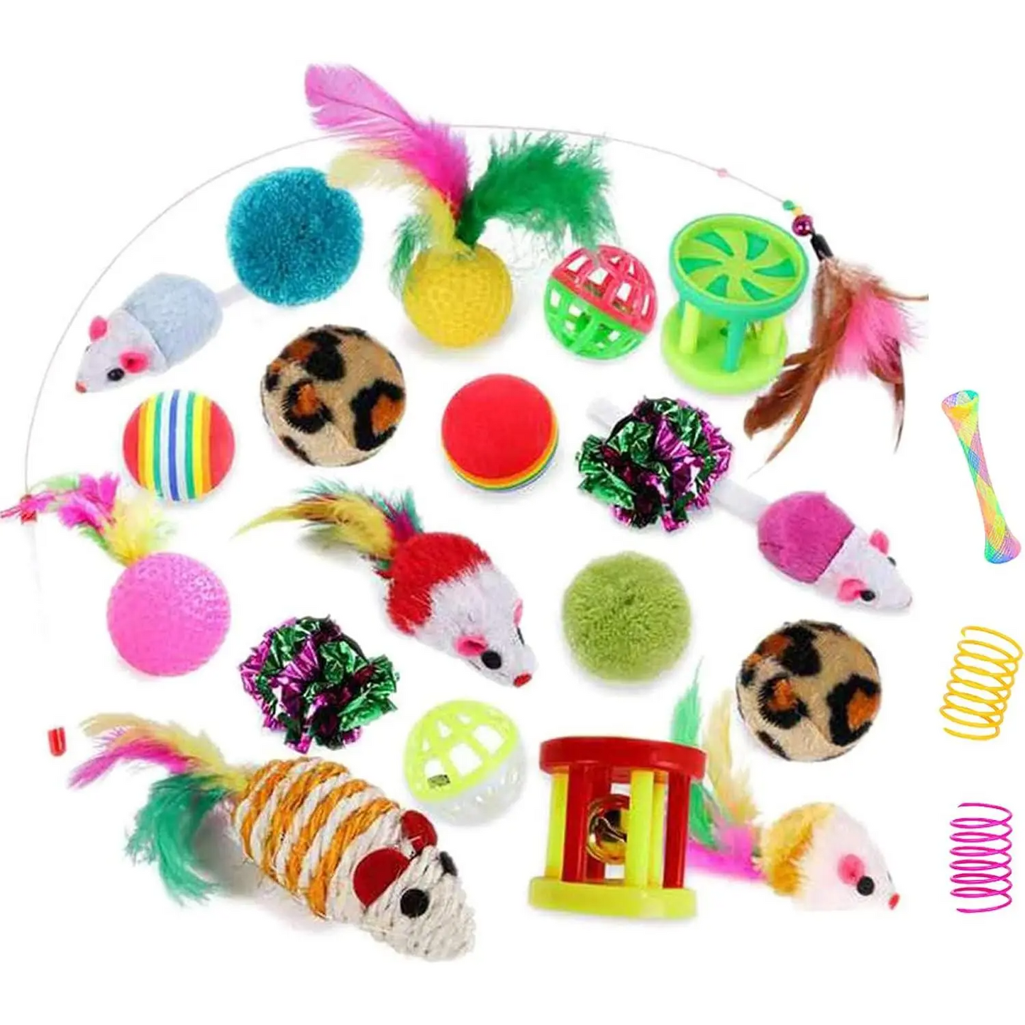 1Pcs 32Pcs Cat Toys Kitten Interactive Pet Toys Assortments