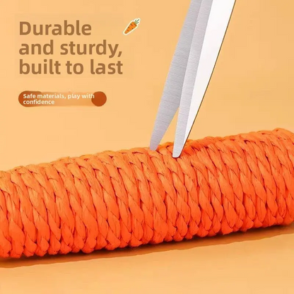 2 Piece Cat Toys Set, Cute Carrot Self-Entertainment