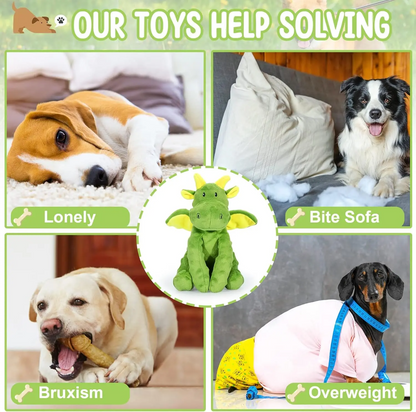 Squeaky Dog Toys Plush Dog Toy with Crinkle Paper Stuffed Durable Dog
