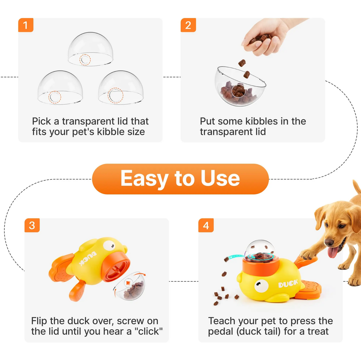 Potaroma Interactive Cat Puzzle Treat Dispenser Toy