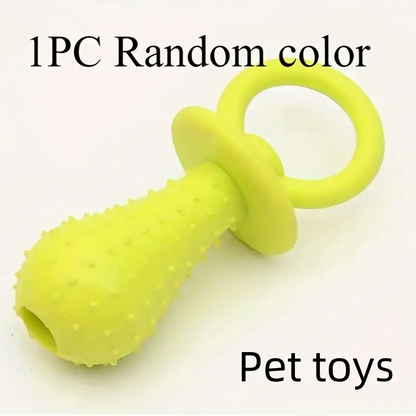 3-Pack Puppy Teething Pacifier Chew Toys