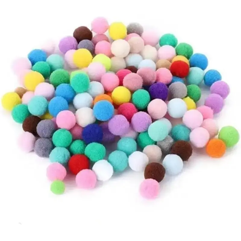 20pcs Soft Plush Balls for Cats, Kitten, Lightweight Interactive Toys