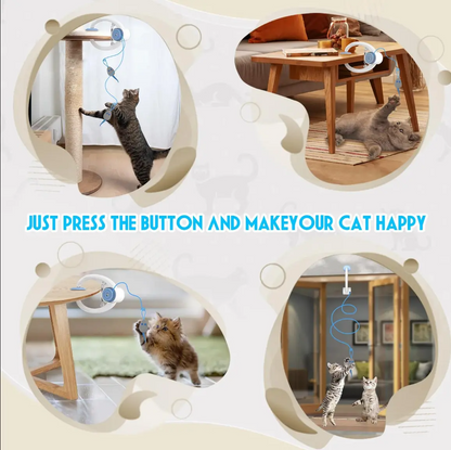 Electric Cat Teaser with Interactive Pet Toy