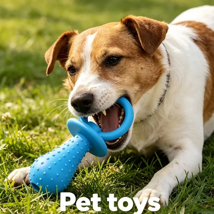 3-Pack Puppy Teething Pacifier Chew Toys
