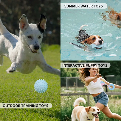 Puppy Teething Toys Cute Small Dog Toy for Small Dogs Light Blue
