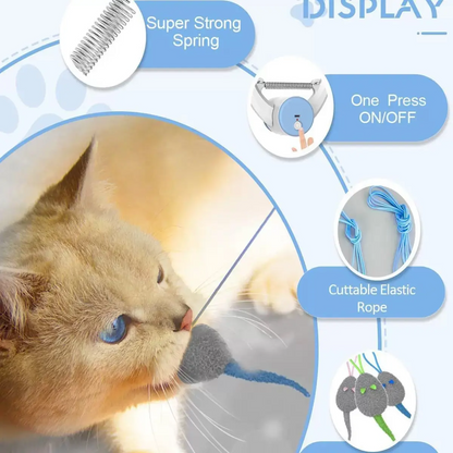 Electric Cat Teaser with Interactive Pet Toy