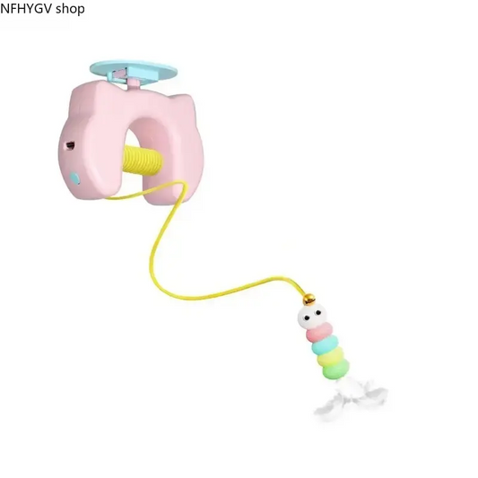 Door Mounted Automatic Cat Toy, Motion Activated Interactive Self-Playing Ball