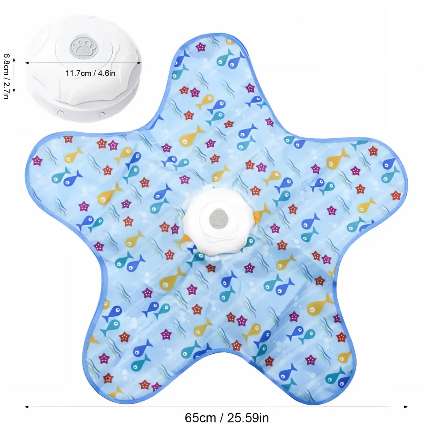 Pentagram shape Interactive Automatic Motion Hide and Seek Cat Toys