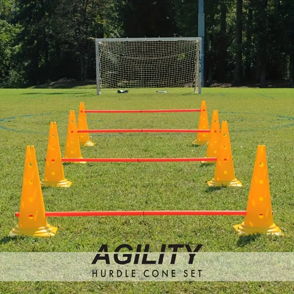 1Set/32Pc Professional-grade dog agility training set—covering obedience, agility, and retrieval training; includes 8 agility obstacles and 8 agility training poles.