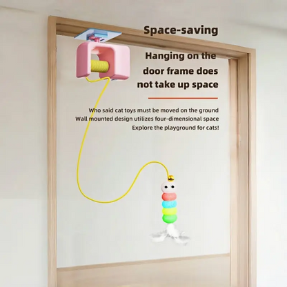Automatic Cat Toy for Indoor Play, Self-Playing Interactive Ball
