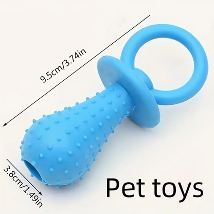 3-Pack Puppy Teething Pacifier Chew Toys