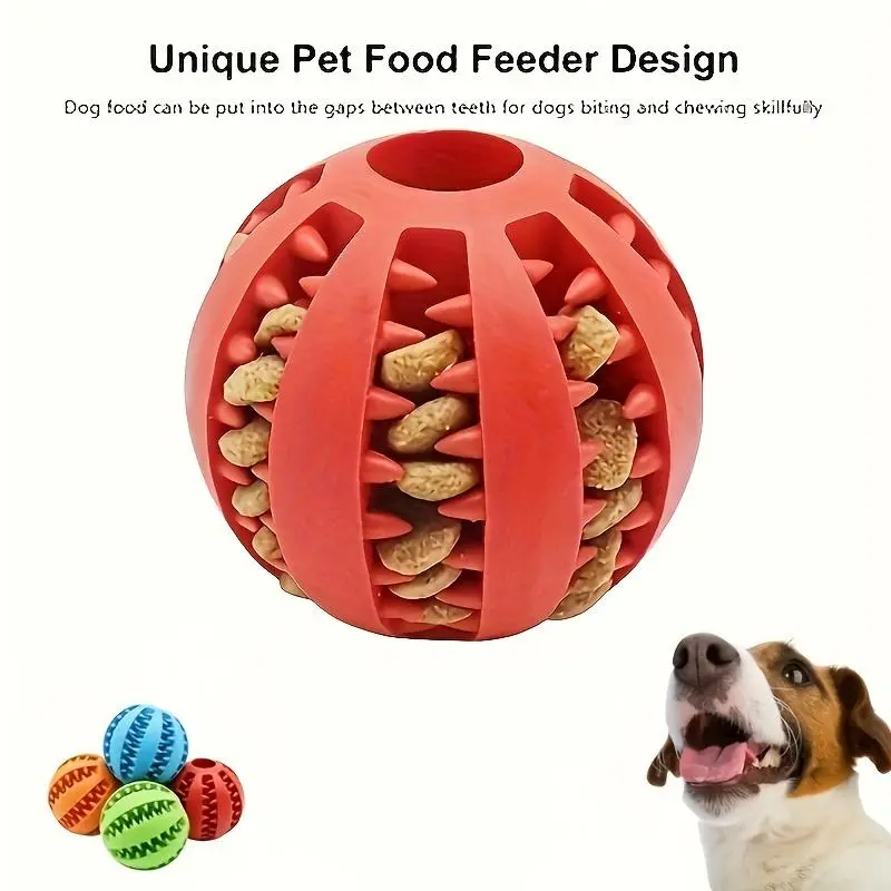 Interactive Dog Ball Toy with Treat Dispenser